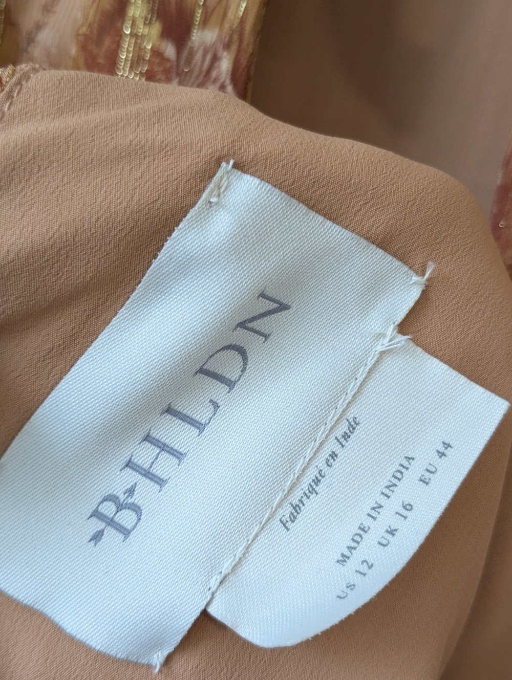 BHLDN Ella High Neck Open Back Dress - Picture 9 of 10